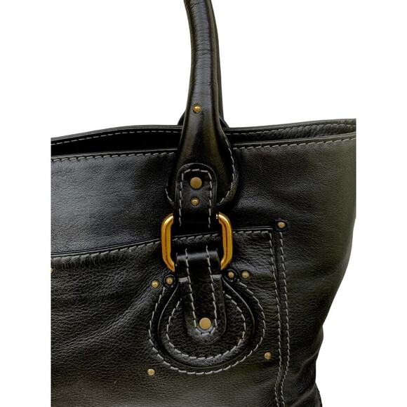 Authentic Chloe Paddington Tote Bag Black Leather - Picture 3 of 15